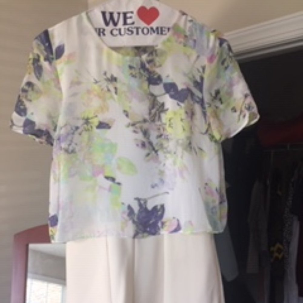 Formal Floral Romper